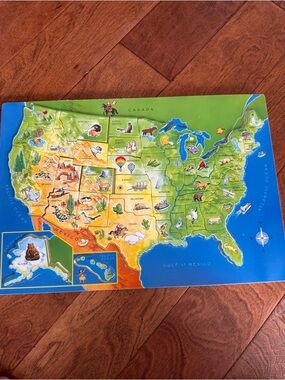 Lakeshore USA Map Puzzle